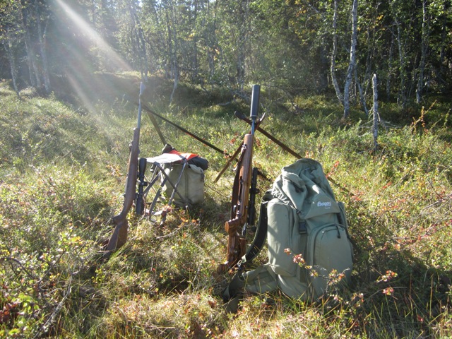 Skydestokke kan anvendes når man holder pause